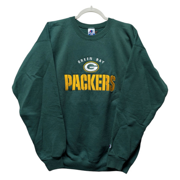 90s Champion Green Bay Packers Crewneck Sweatshirt - Picture 1 of 6